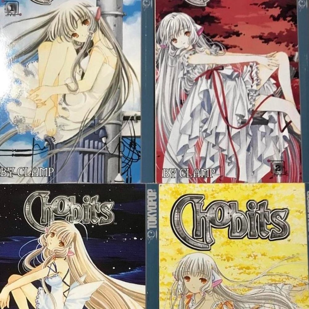 chobits clamp manga anime books comics graphic novels lot set volumes 1-4 - Picture 1 of 2